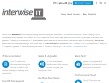 Tablet Screenshot of interwise.net.au